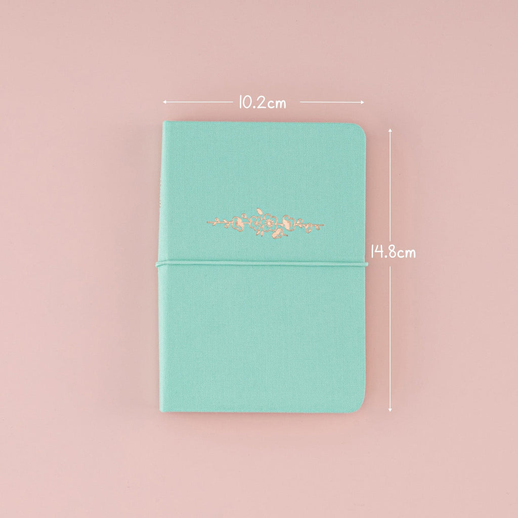 Tsuki ‘Sakura Mint’ A6 Travel Notebook ☾ – NotebookTherapy