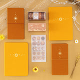 Tsuki ‘Sunbeam Magic’ Kraft Travel Notebook ☾