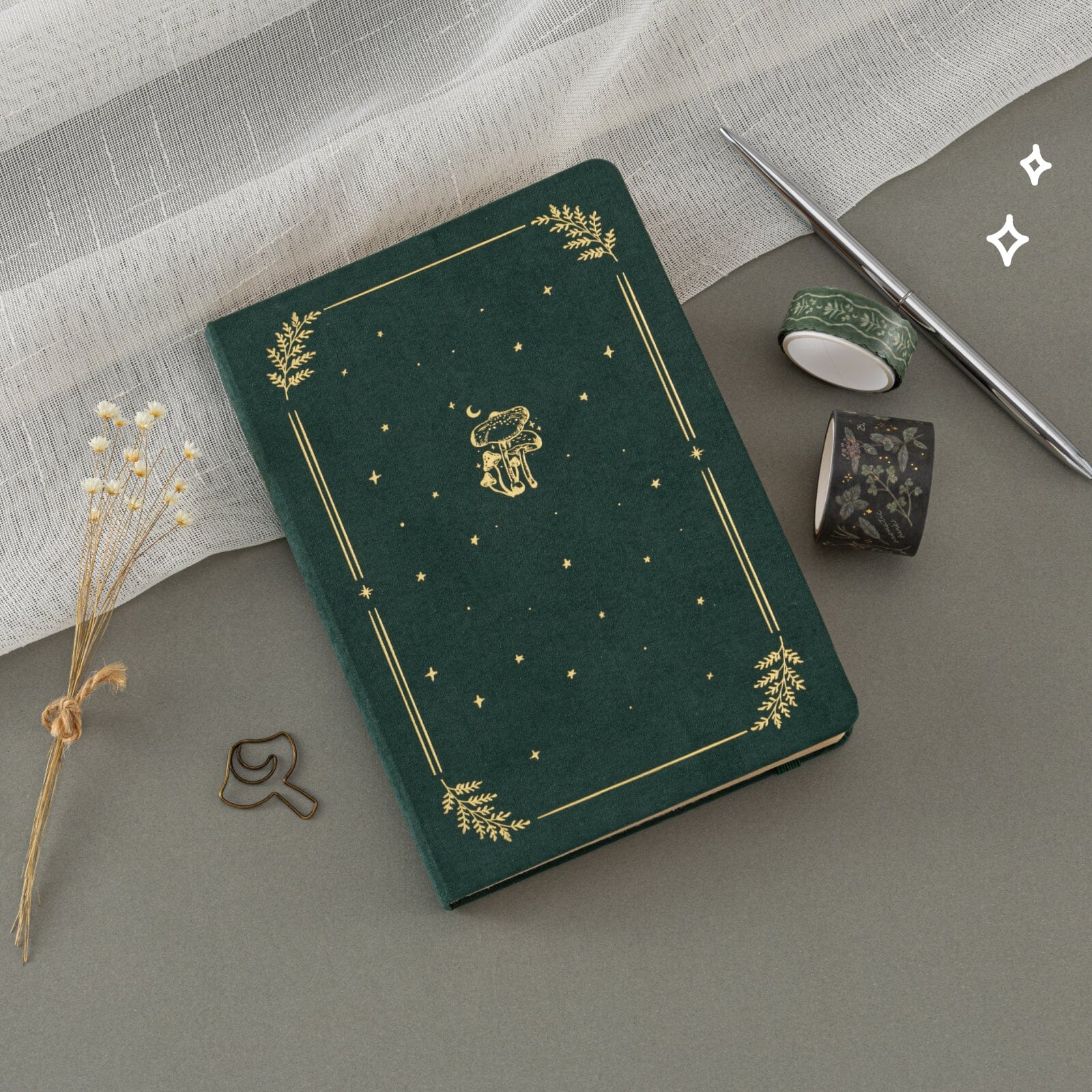 Tsuki ‘Whimsical Woodland’ Limited Edition Kraft Paper Bullet Journal in Original Size ☾