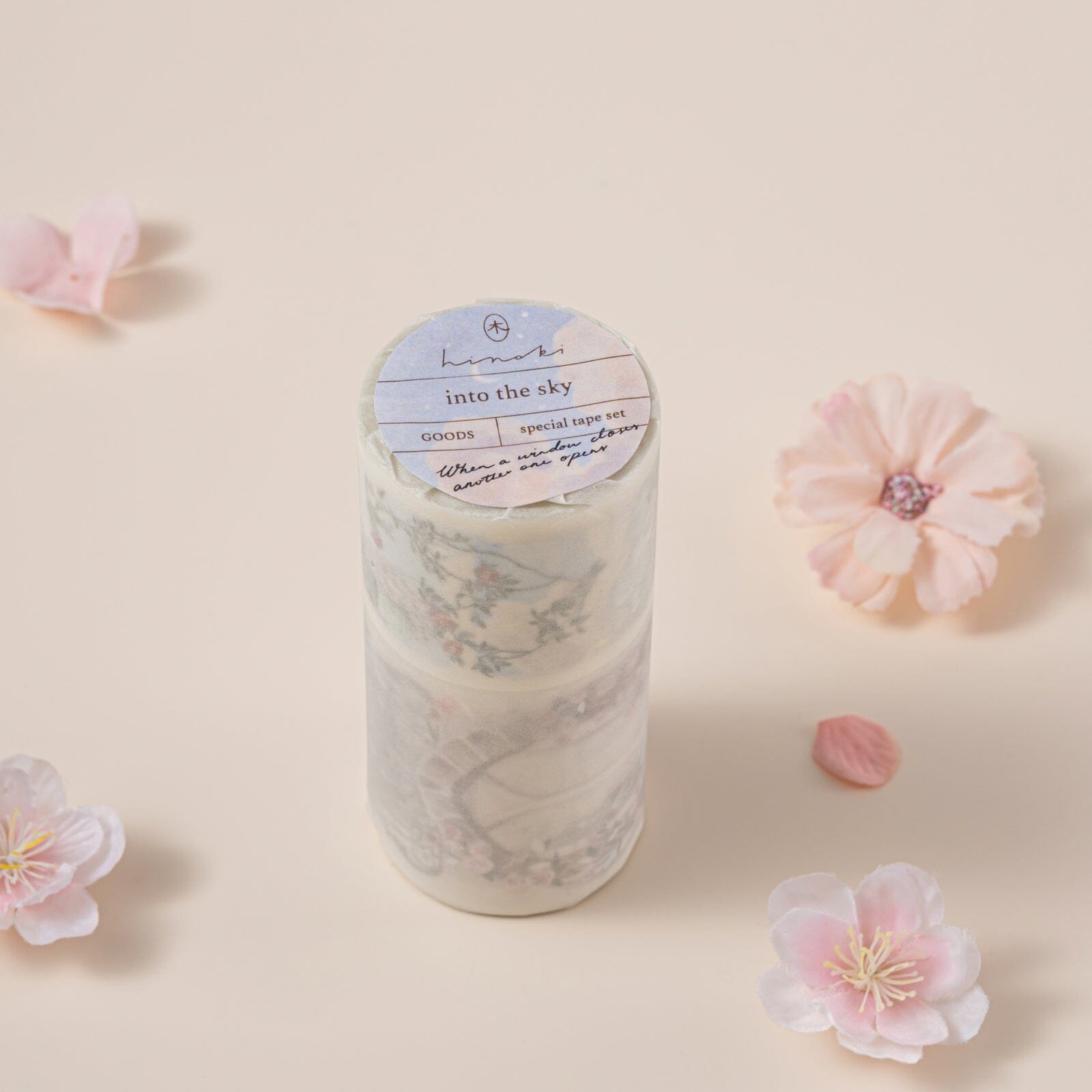 Hinoki - ‘Into the Sky’ PET Decorative Tape