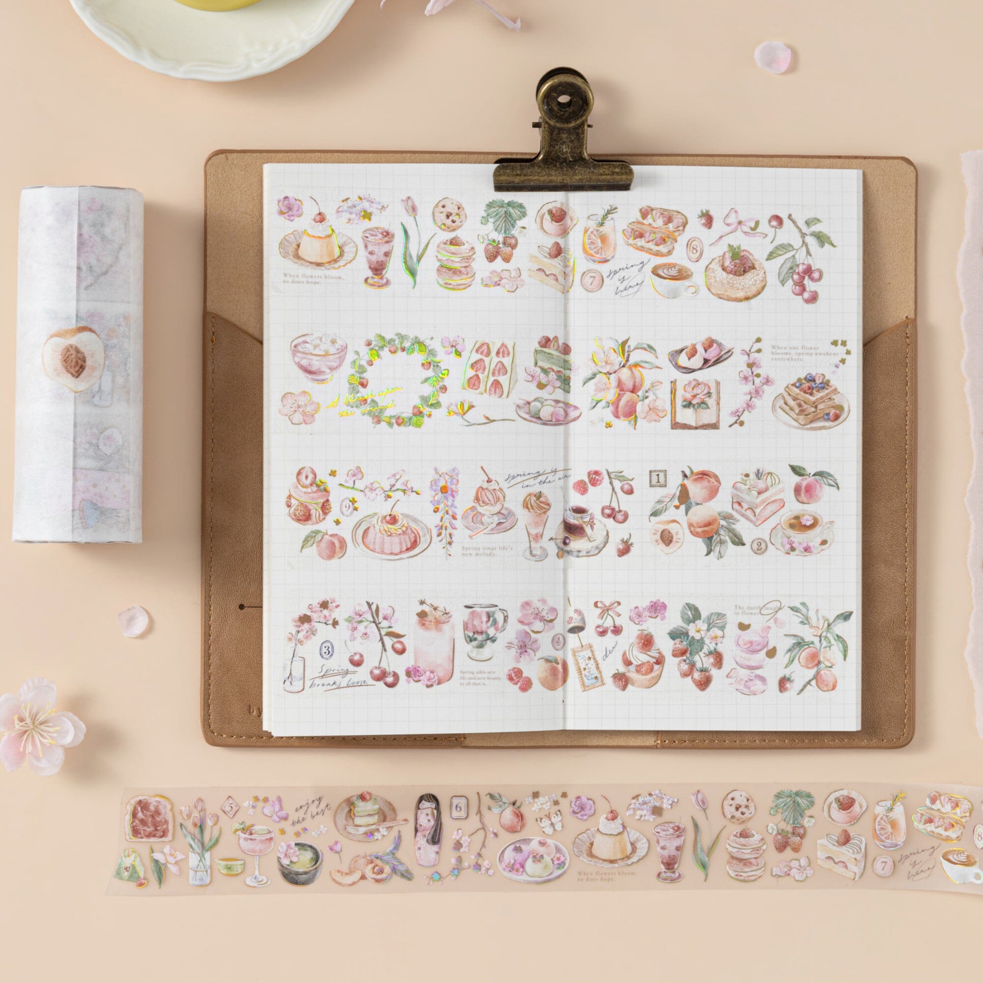 Hinoki - ‘Into the Spring’ PET Decorative Tape