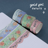 Tsuki ‘Mermaid Mystery’ Washi Tape Set ☾