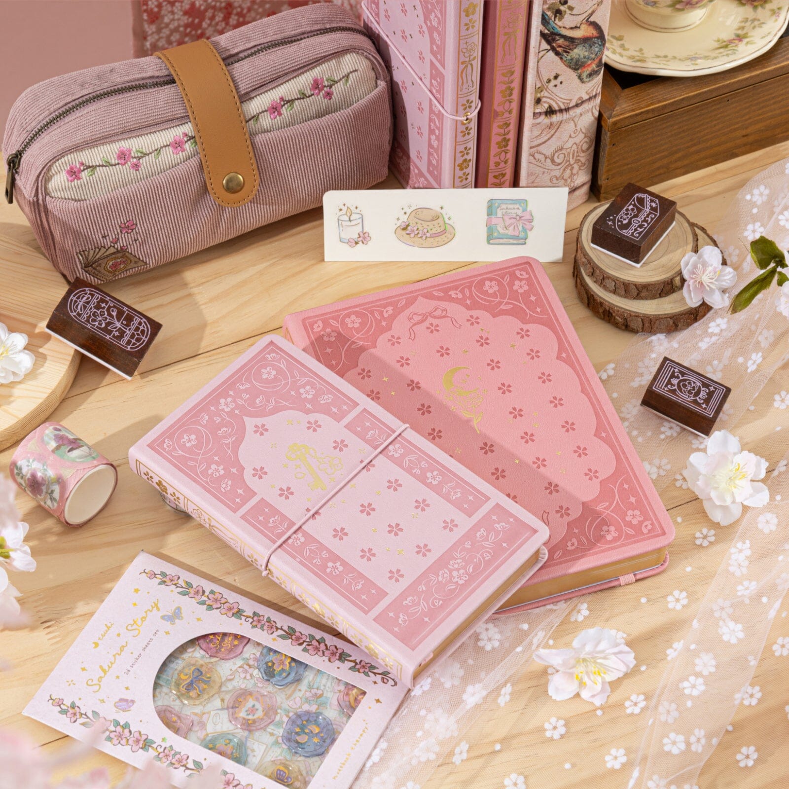 Tsuki ‘Sakura Luna’ Limited Edition Luxury Bullet Journal ☾