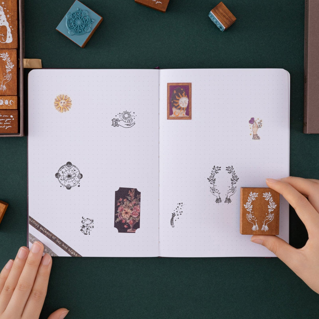 Note Journal Stamp Tsuki ‘Midsummer Night’s Dream’ Bullet Journal Stamp Set ...
