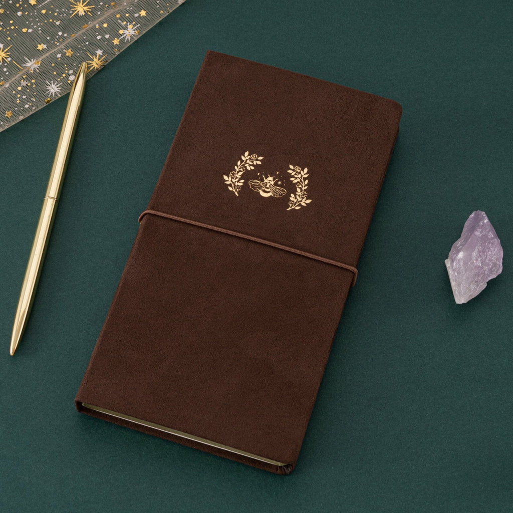 Tsuki ‘Honey Bee’ Luxury Travel Notebook ☾ – NotebookTherapy