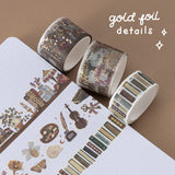 Tsuki ‘Vintage Academia’ Washi Tape Set ☾