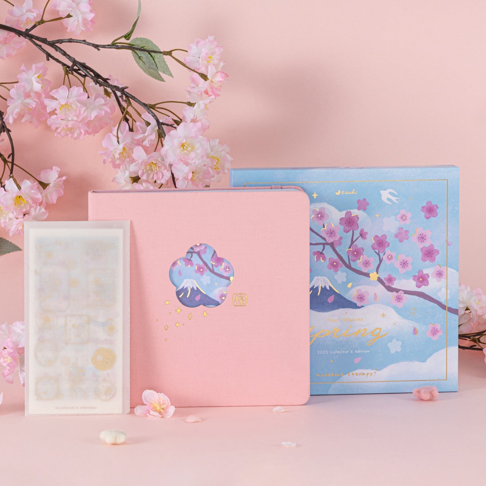 Tsuki Four Seasons: Spring Collector’s Edition 2025 Square Bullet Journal ☾