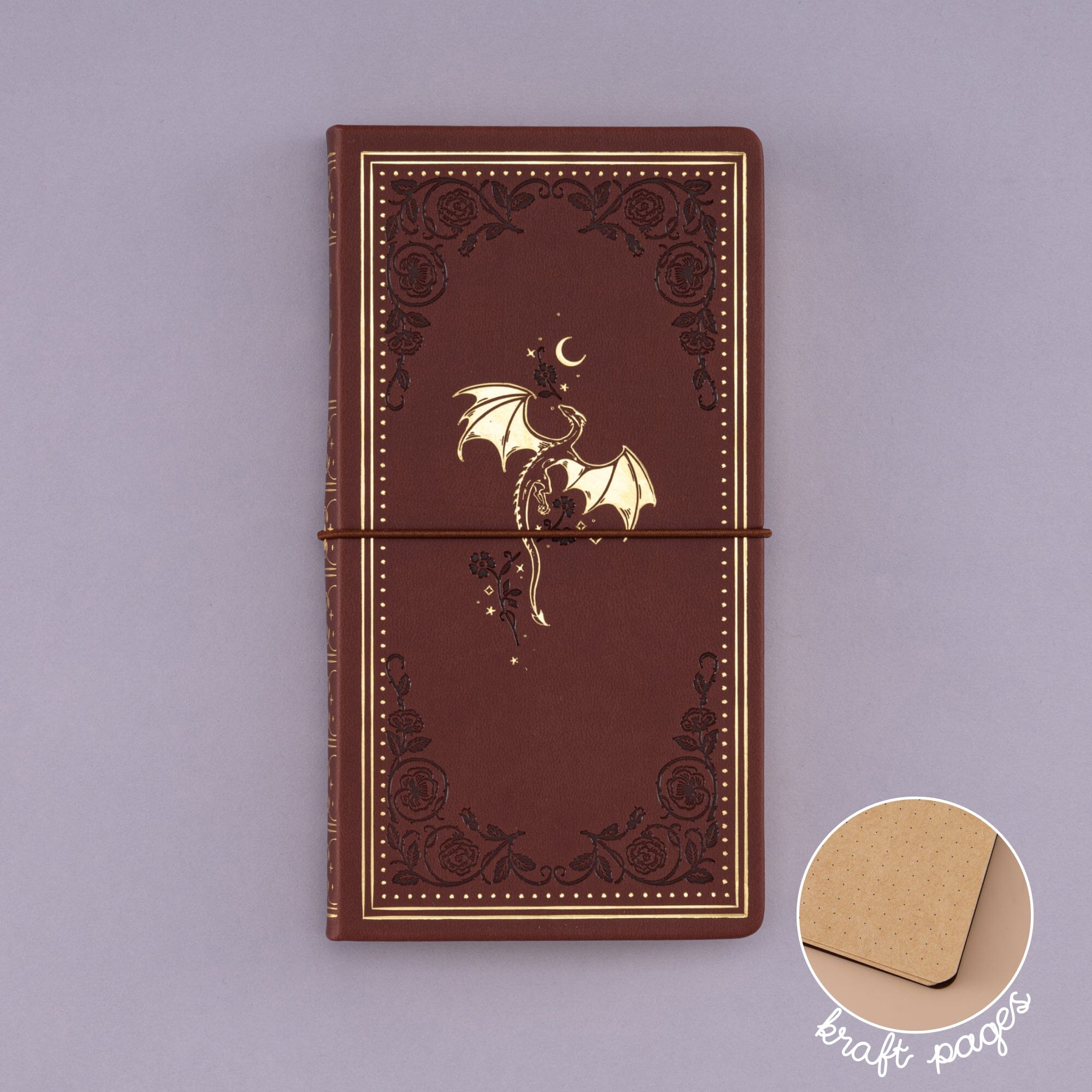 Tsuki ‘Dragon Crest’ Luxury Travel Notebook ☾