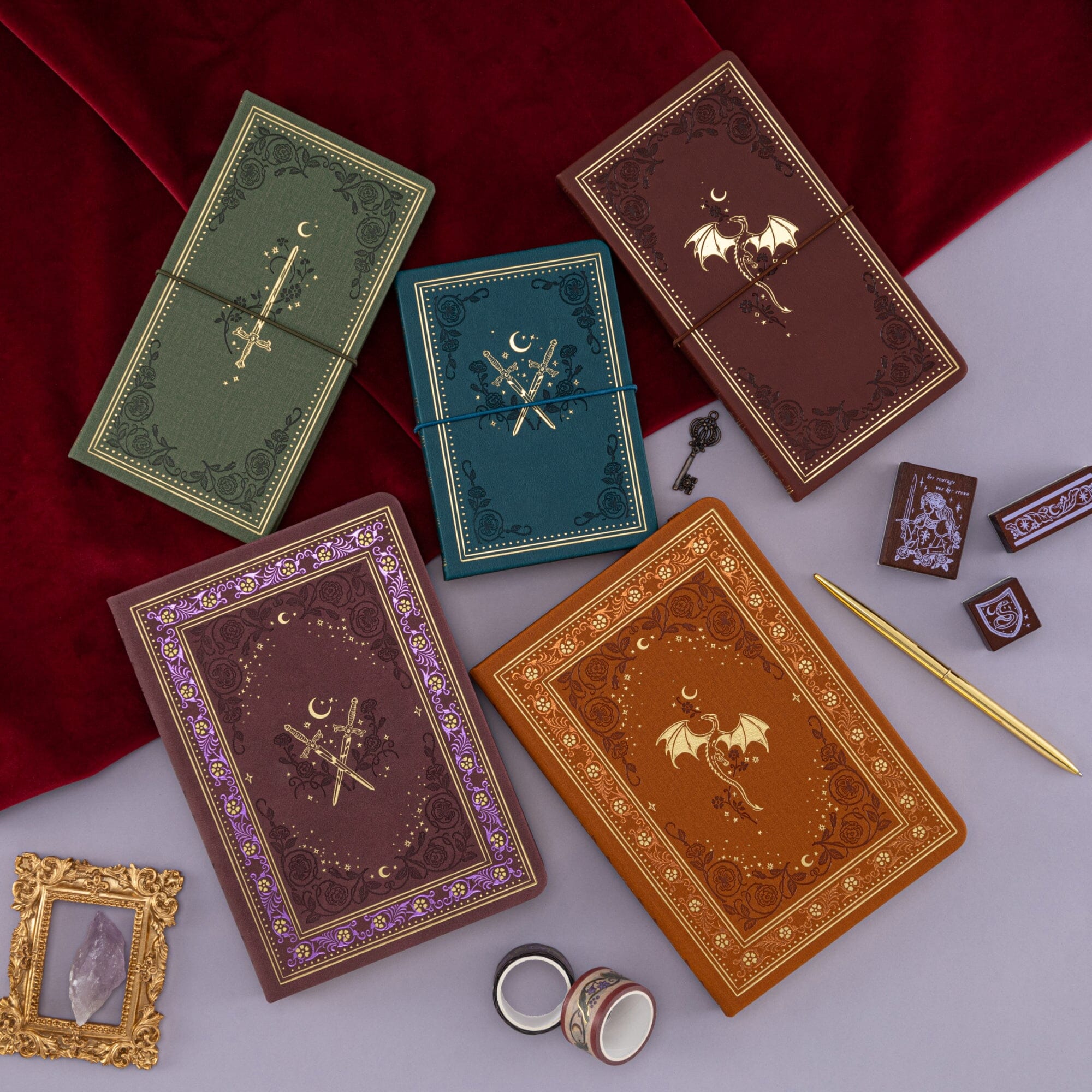Tsuki ‘Shadowblade’ A6 Travel Notebook ☾