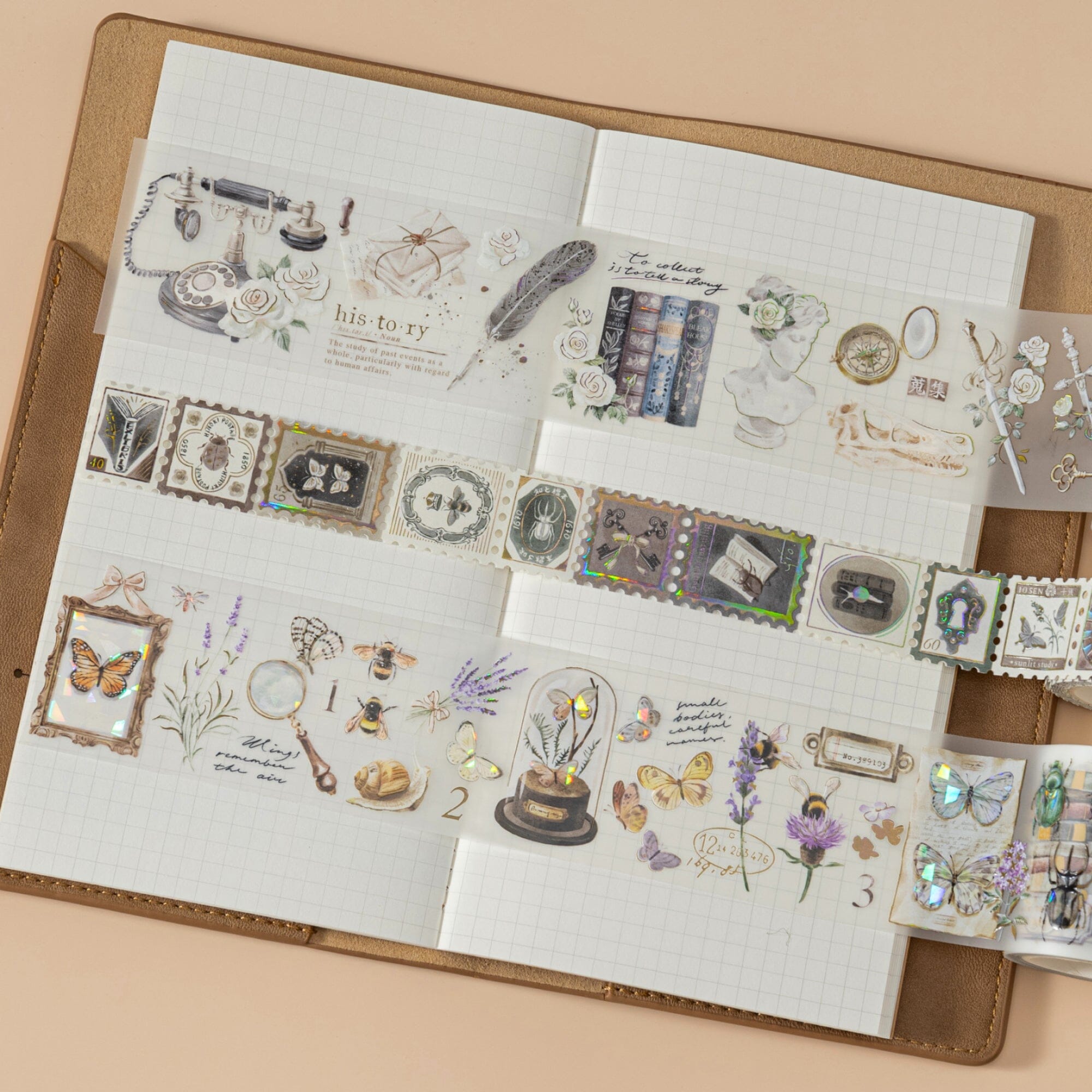 Hinoki - ‘Into the Archive’ Decorative Tape Set