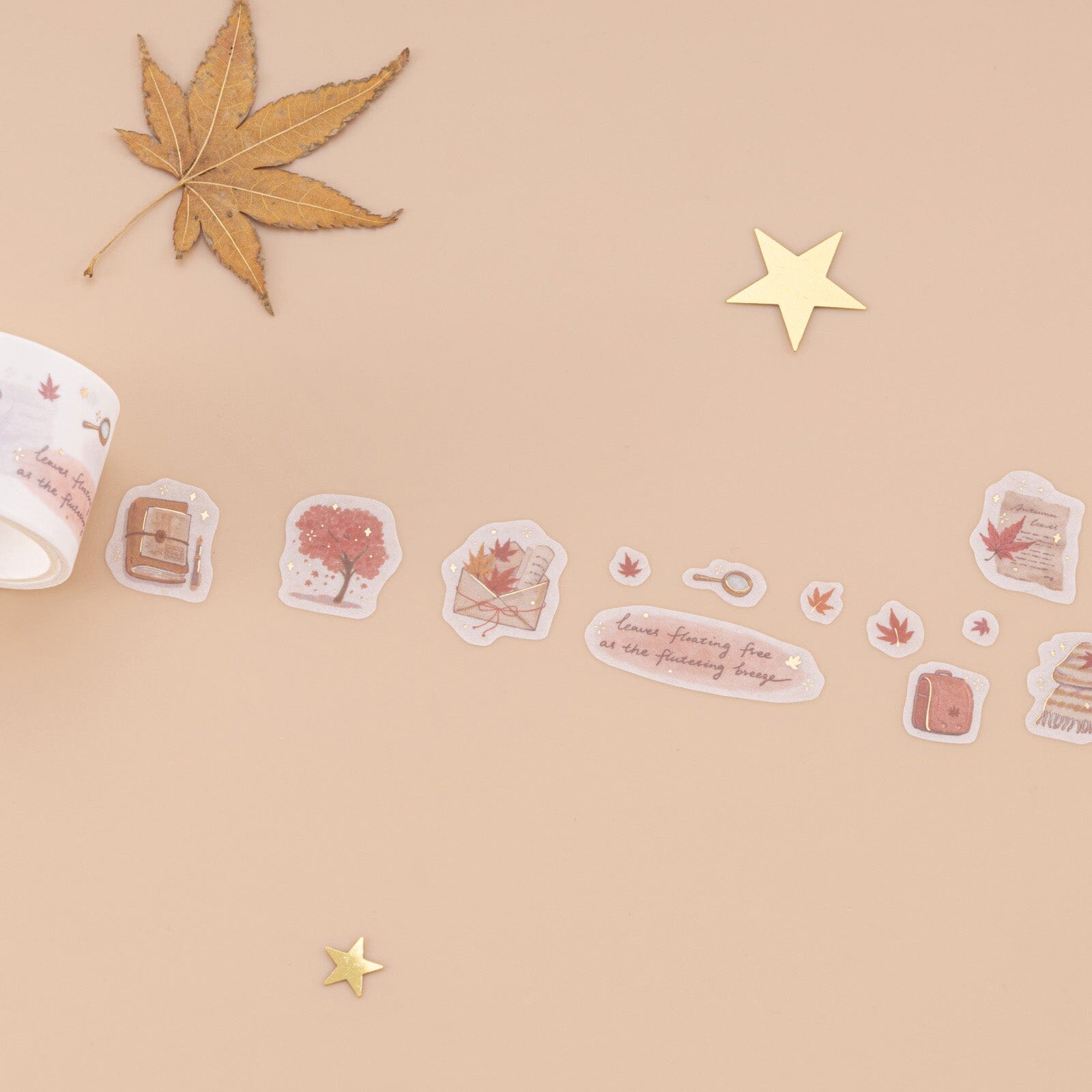 Tsuki ‘Maple Journey’ Washi Tape Set ☾