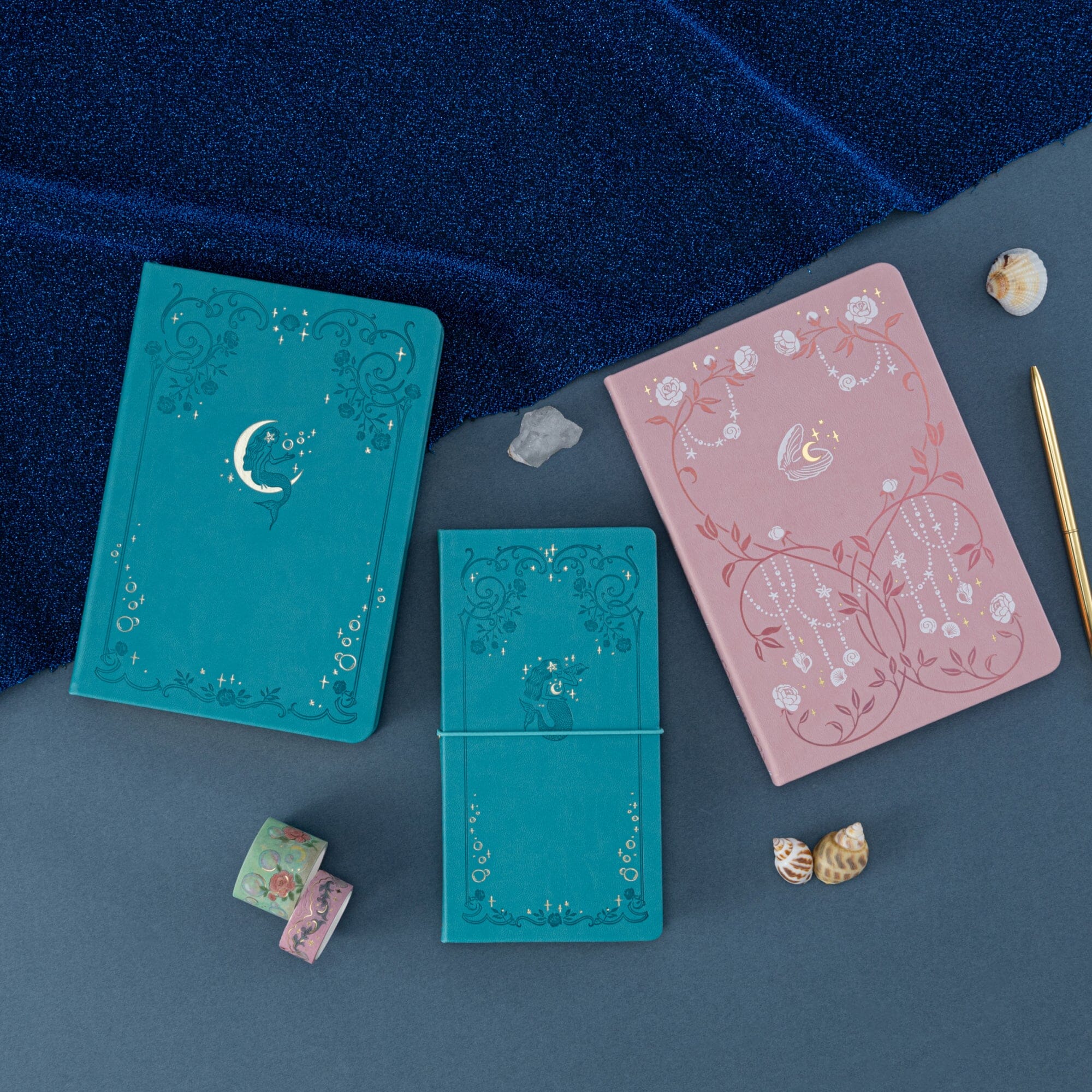 Tsuki ‘Mermaid Whisper’ Travel Notebook ☾
