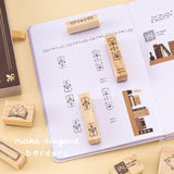 Make elegant borders with Our Stories border stamps