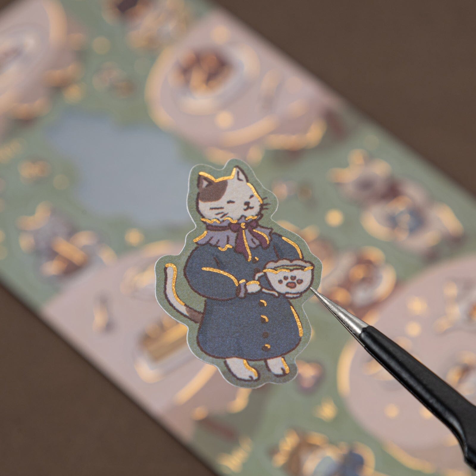 Tsuki ‘Vintage Neko’ Sticker Set ☾