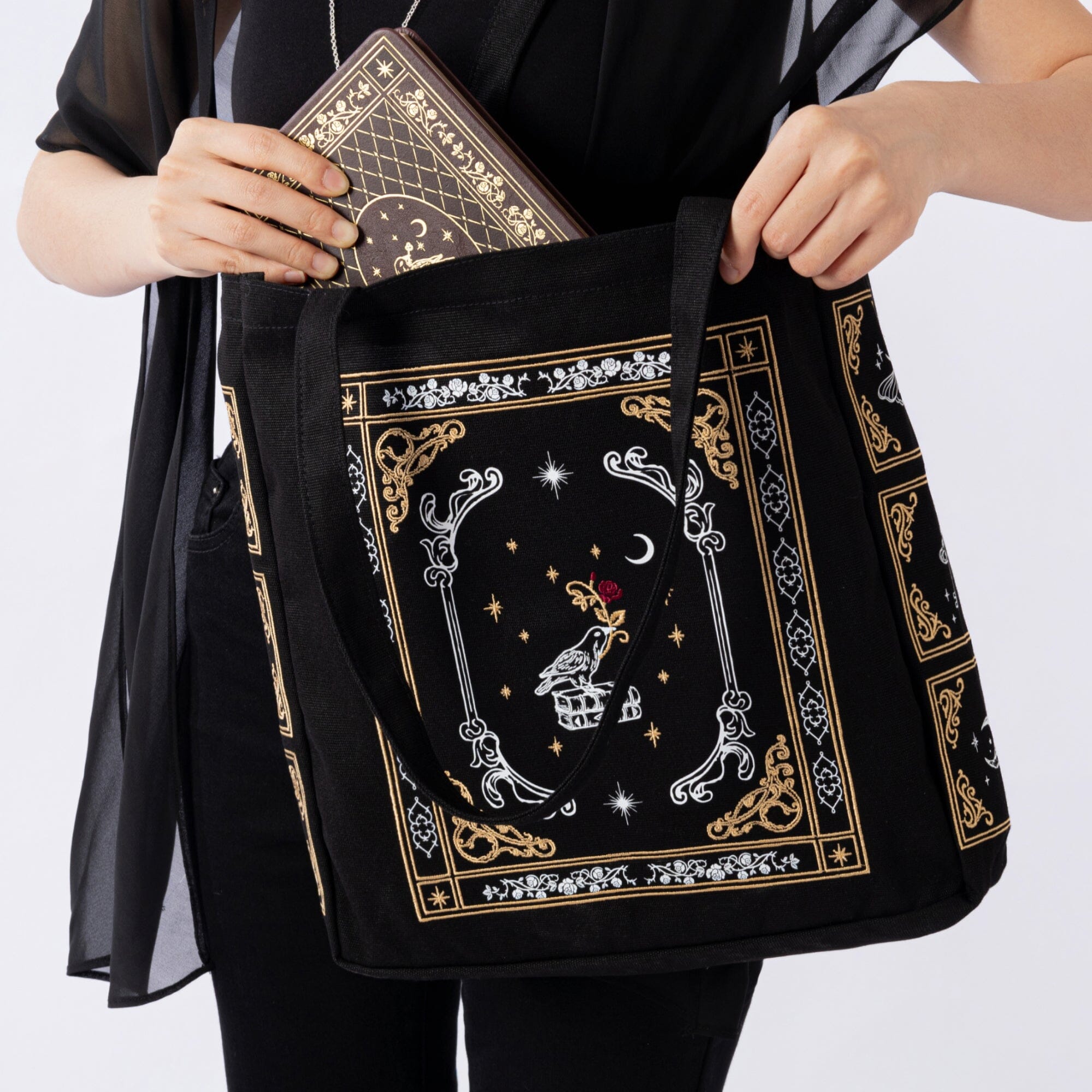 Tsuki ‘Gothic Dreams’ Limited Edition Embroidered Tote Bag ☾