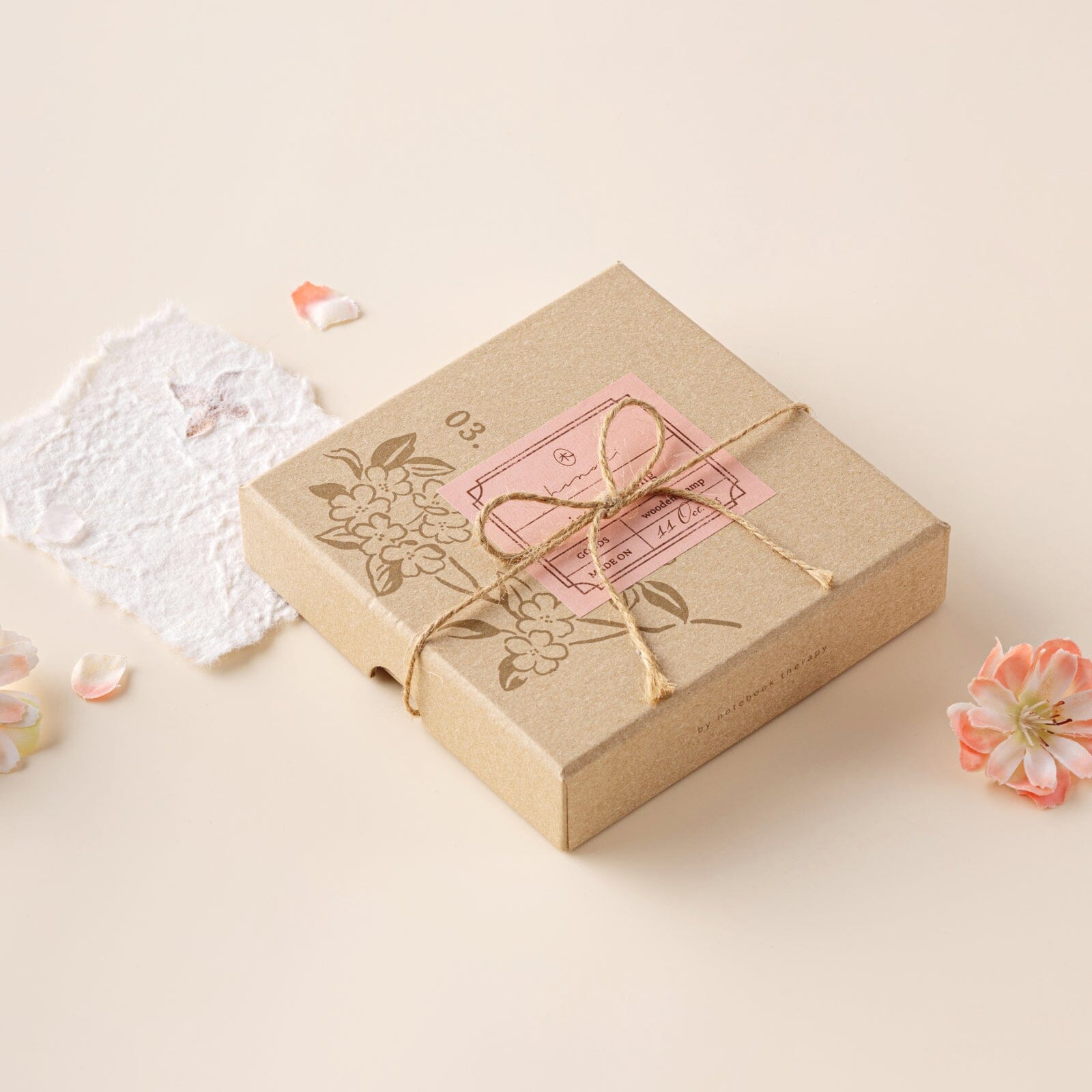 Hinoki - ‘Into the Song' Engraved Wooden Stamps Set