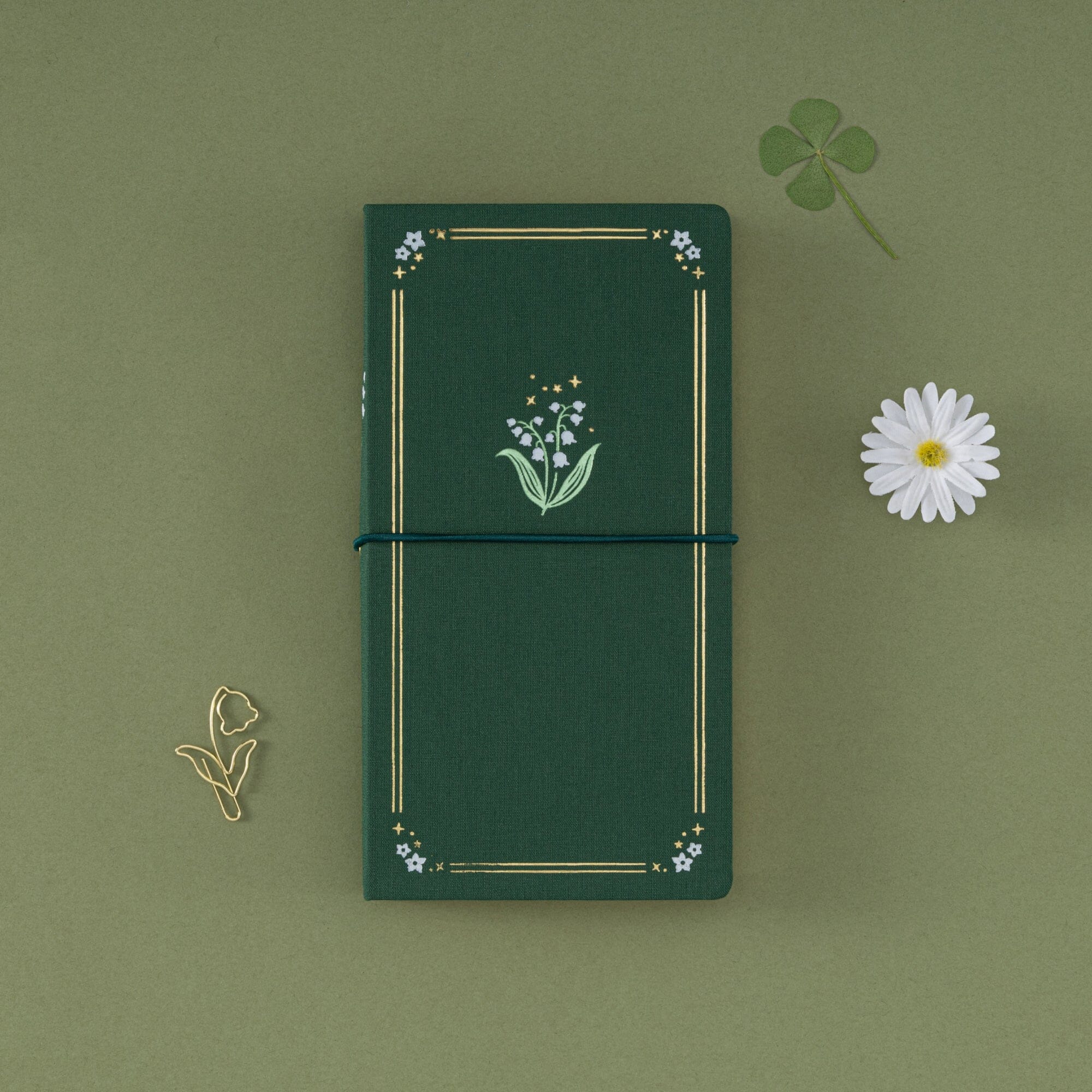 Tsuki ‘Soft Lily’ Limited Edition Luxury Travel Notebook ☾