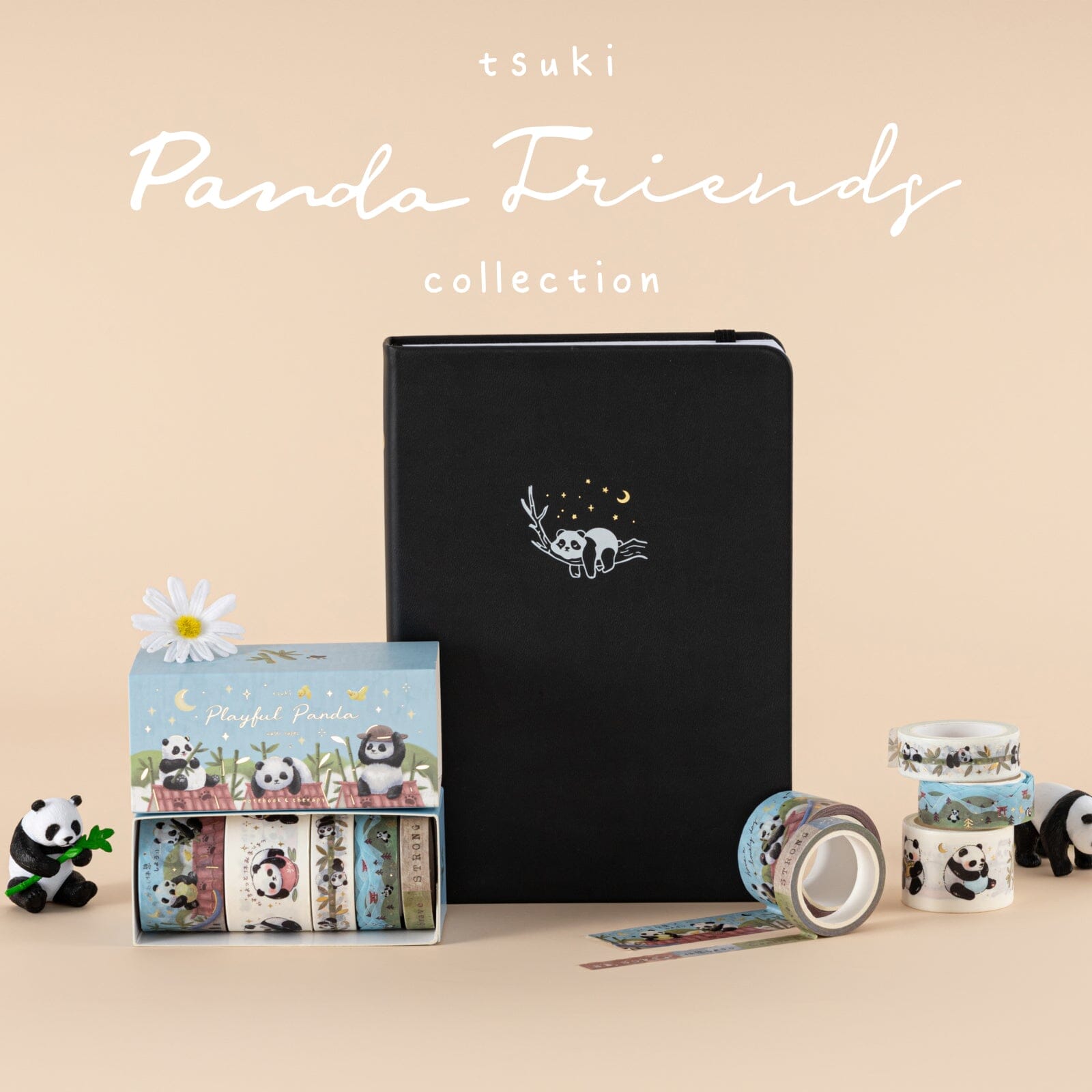 Tsuki ‘Playful Panda’ Limited Edition A5 Bullet Journal ☾