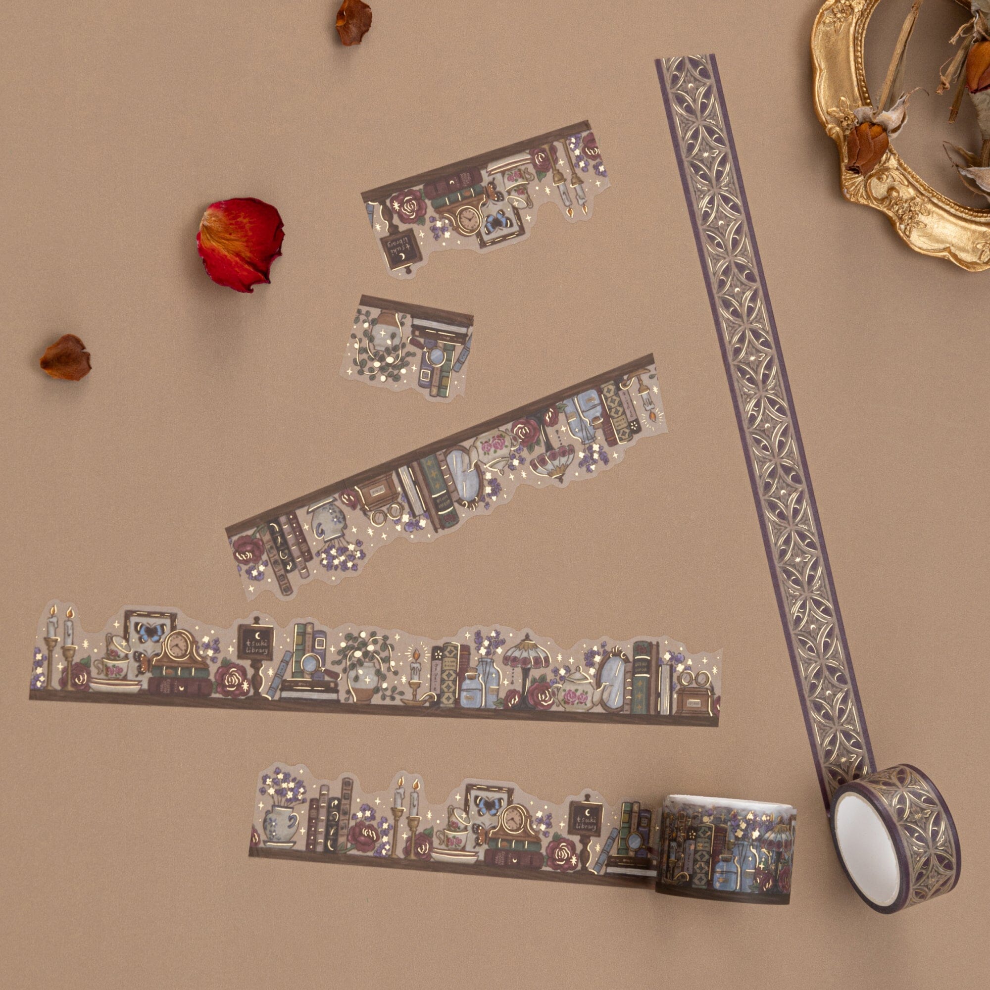 Tsuki ‘Vintage Academia’ Washi Tape Set ☾