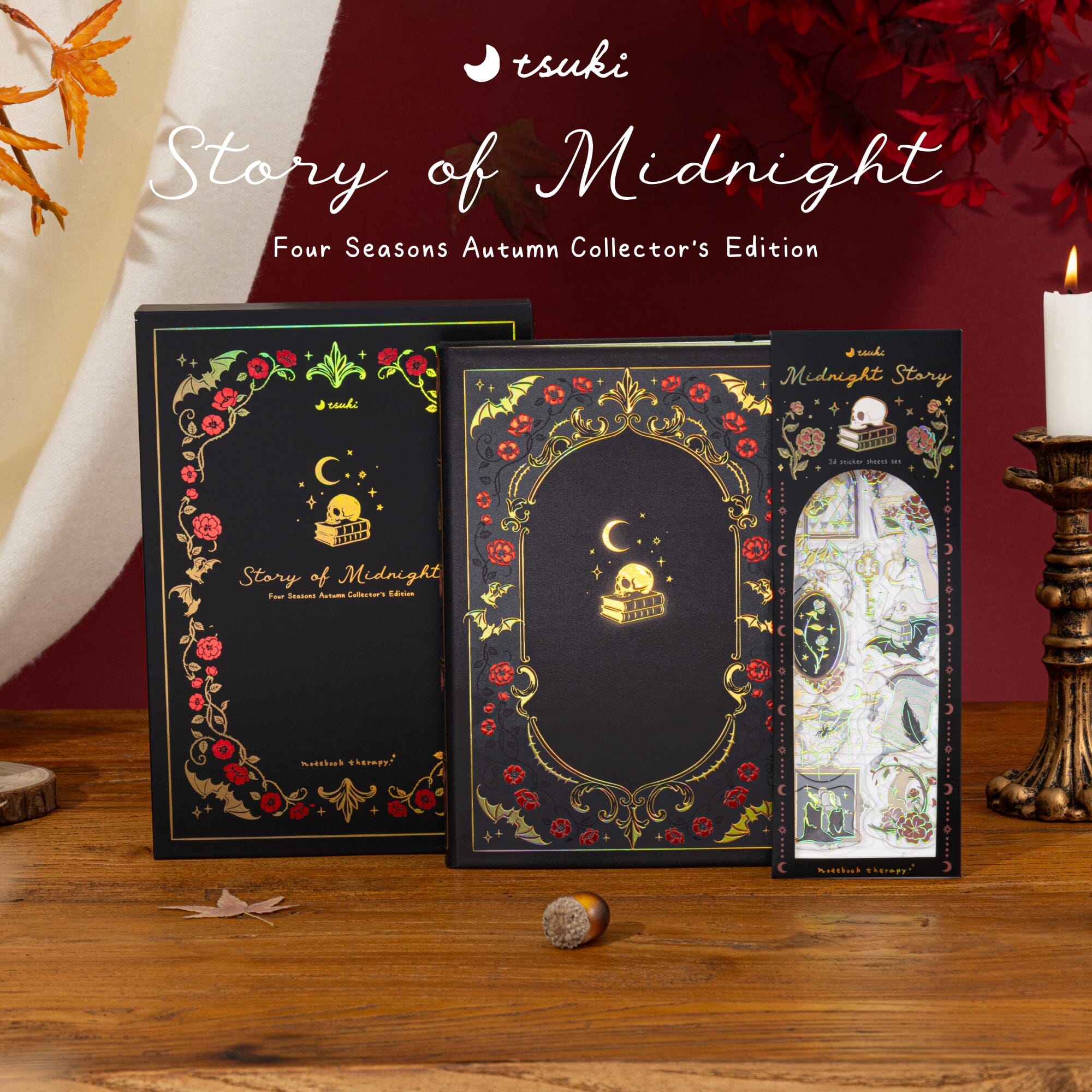 Tsuki ‘Story of Midnight’ Collector’s Edition Luxury Bullet Journal ☾