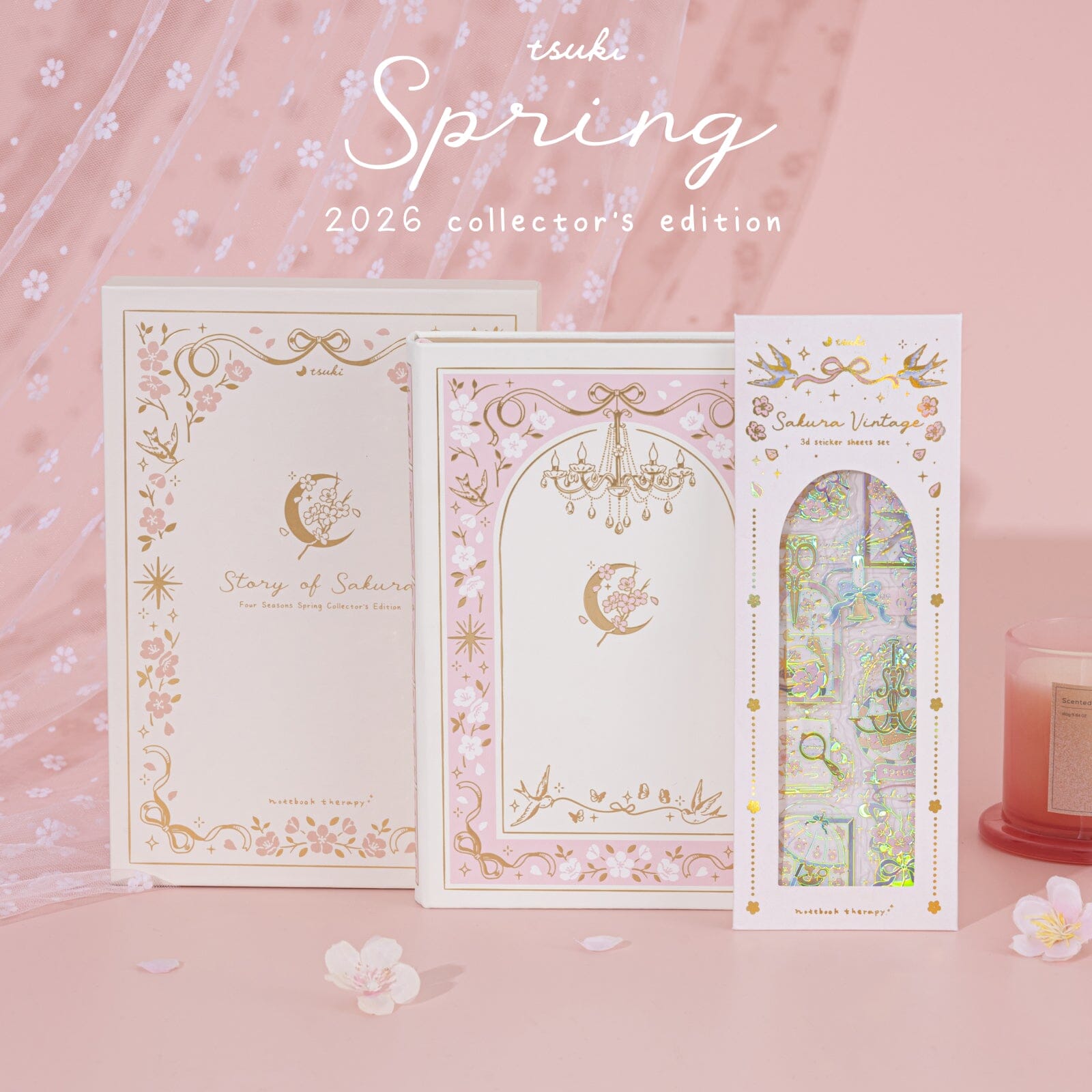 Tsuki ‘Story of Sakura’ Collector’s Edition Luxury Bullet Journal ☾