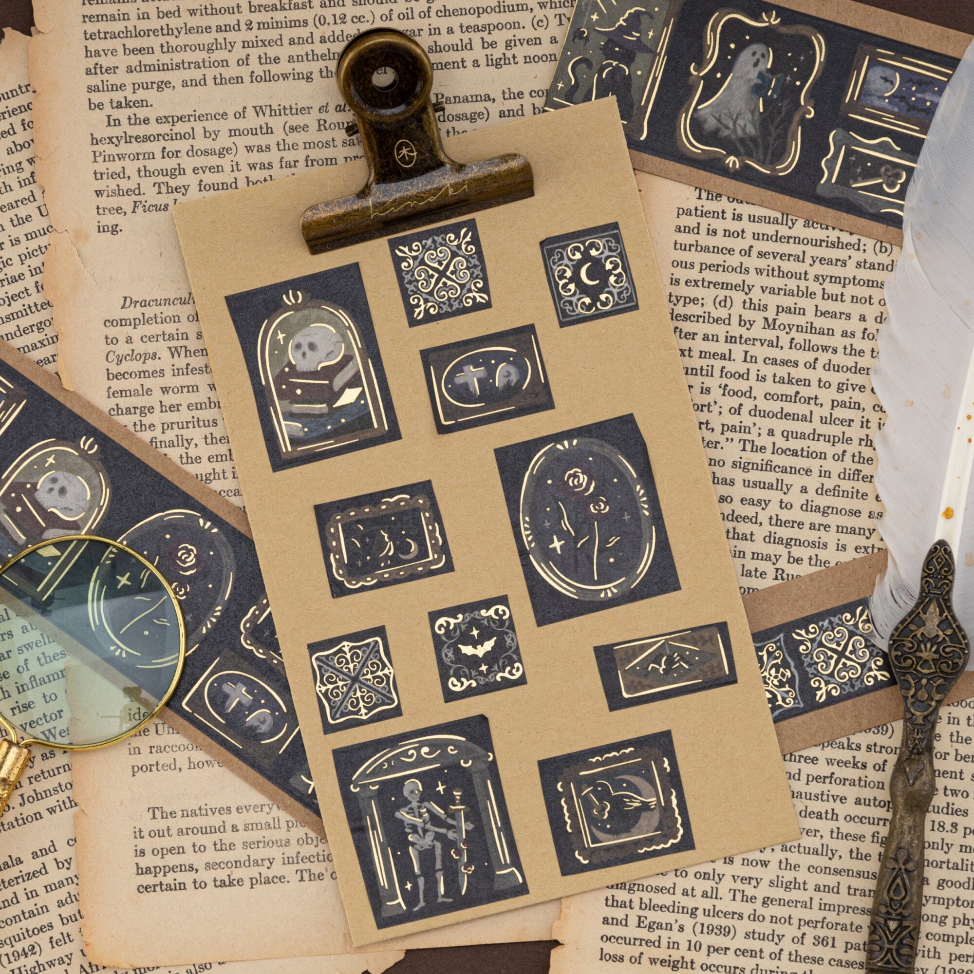 Tsuki ‘Gothic Dreams’ Washi Tape Set ☾
