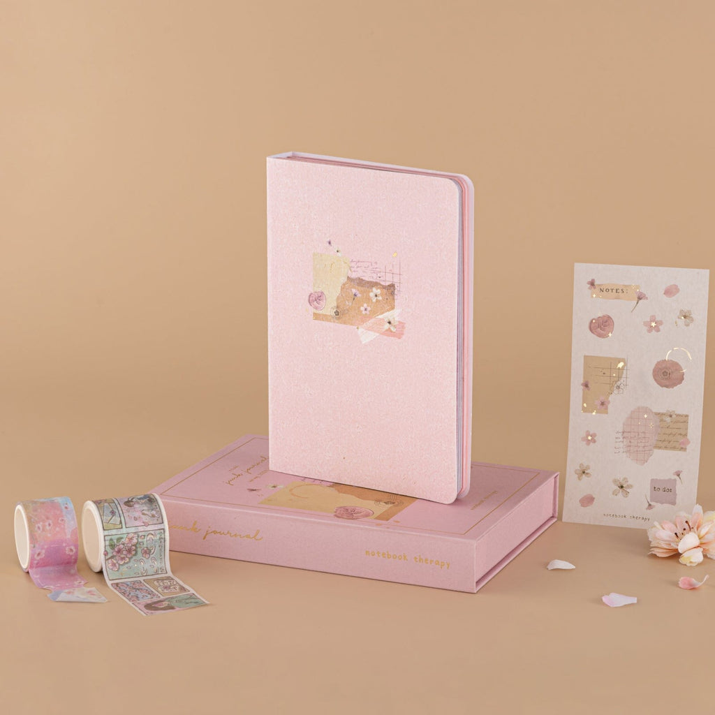 Tsuki Junk Journal Pink Spring Edition Notebook – NotebookTherapy