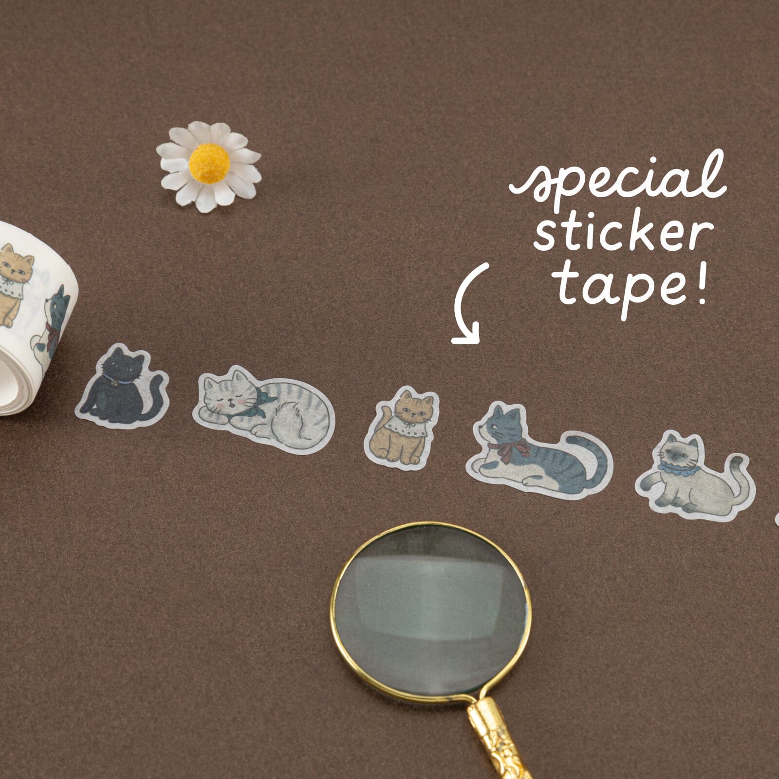 Tsuki ‘Vintage Neko’ Washi Tape Set ☾