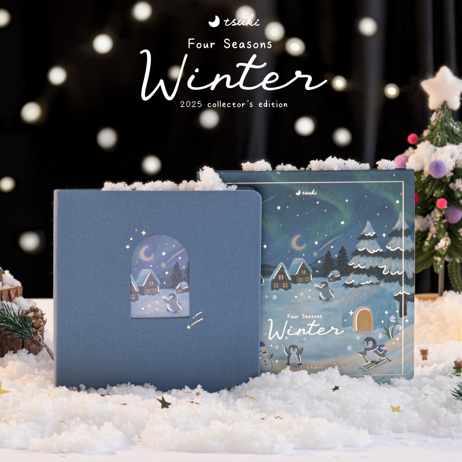 Tsuki Four Seasons: Winter Collector’s Edition 2025 Square Bullet Journal ☾