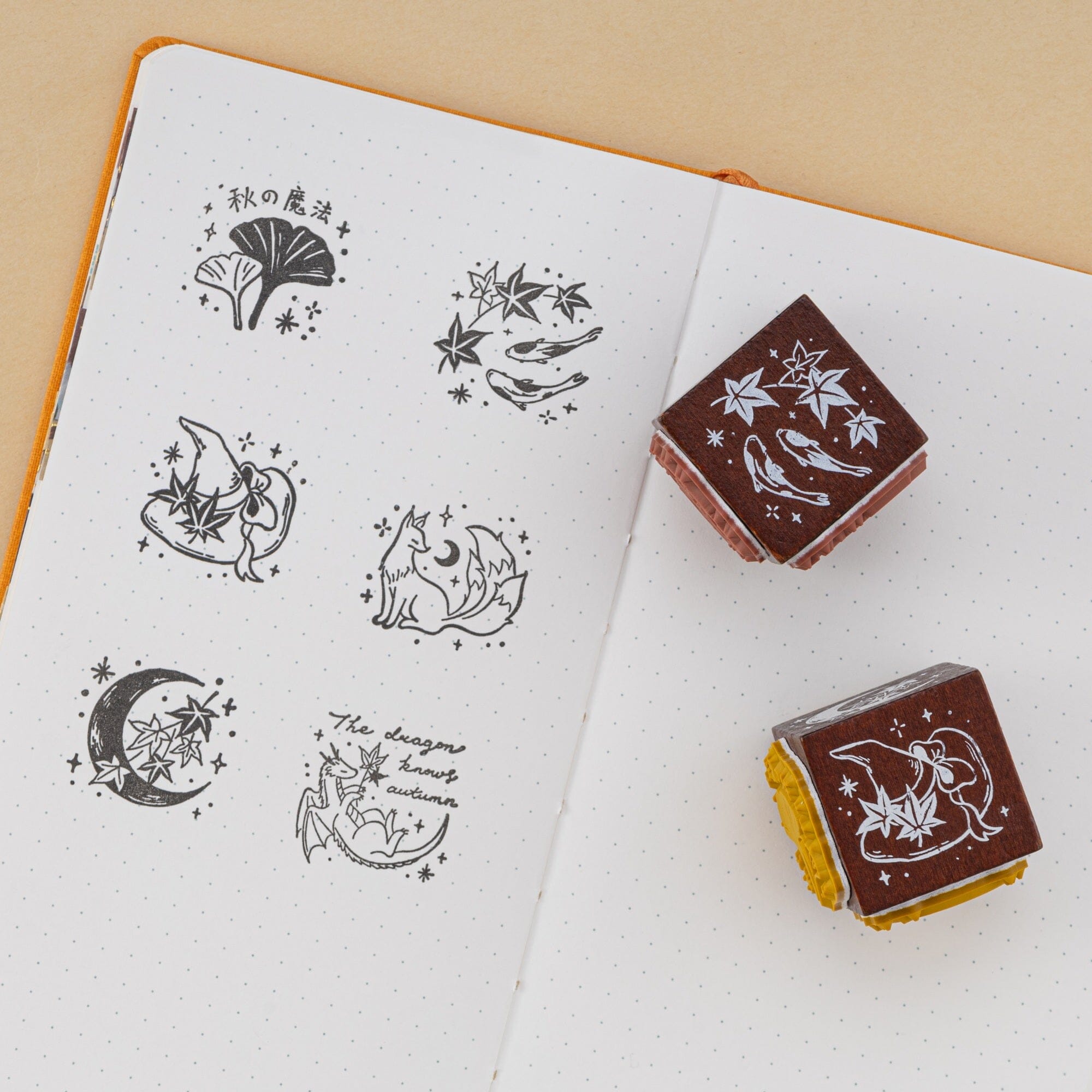 Tsuki ‘Mythical Autumn in Japan’ Travel Notebook Gift Set ☾