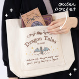 Tsuki ‘Dragon Tales’ Limited Edition Embroidered Tote Bag ☾
