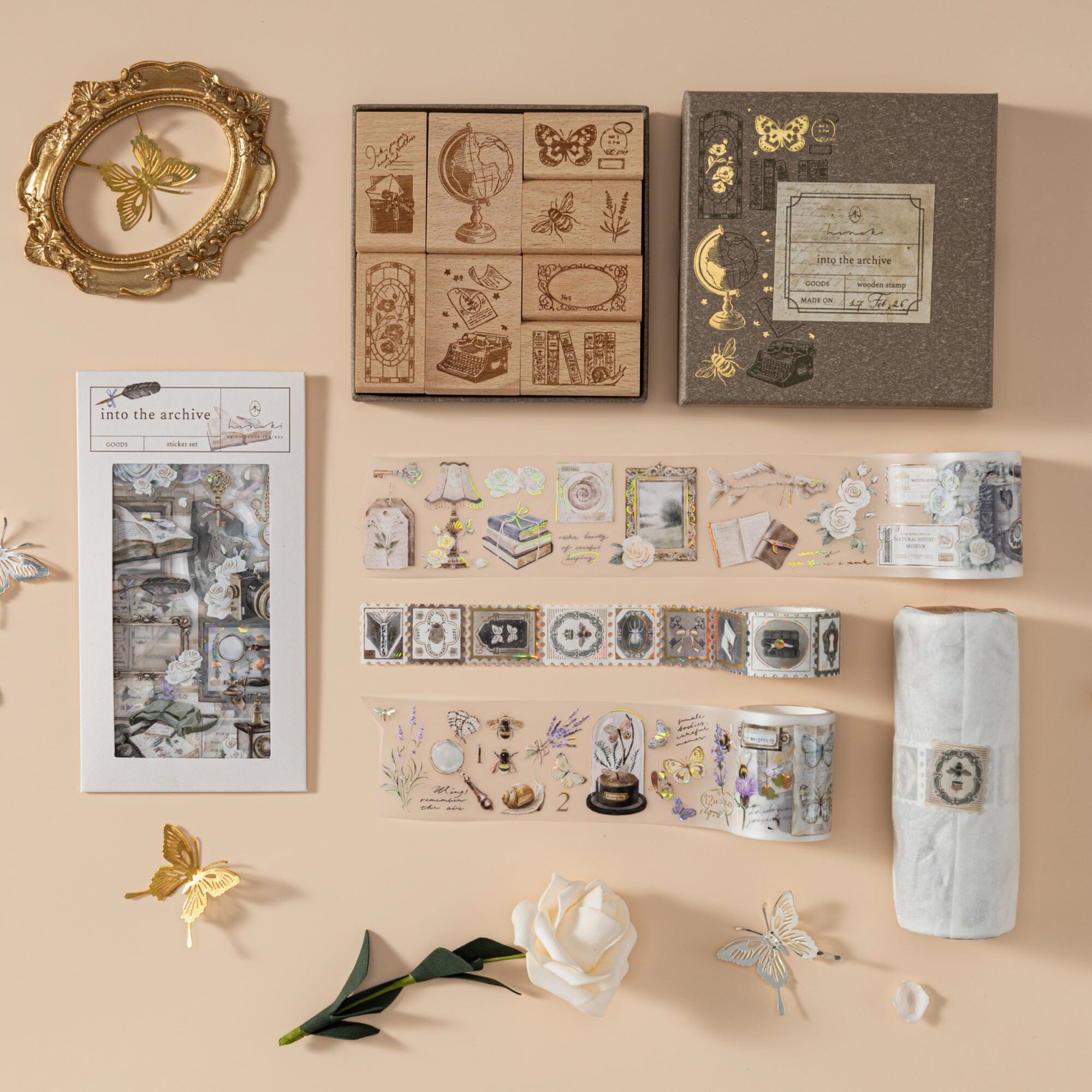 Hinoki - ‘Into the Archive’ Decorative Tape Set