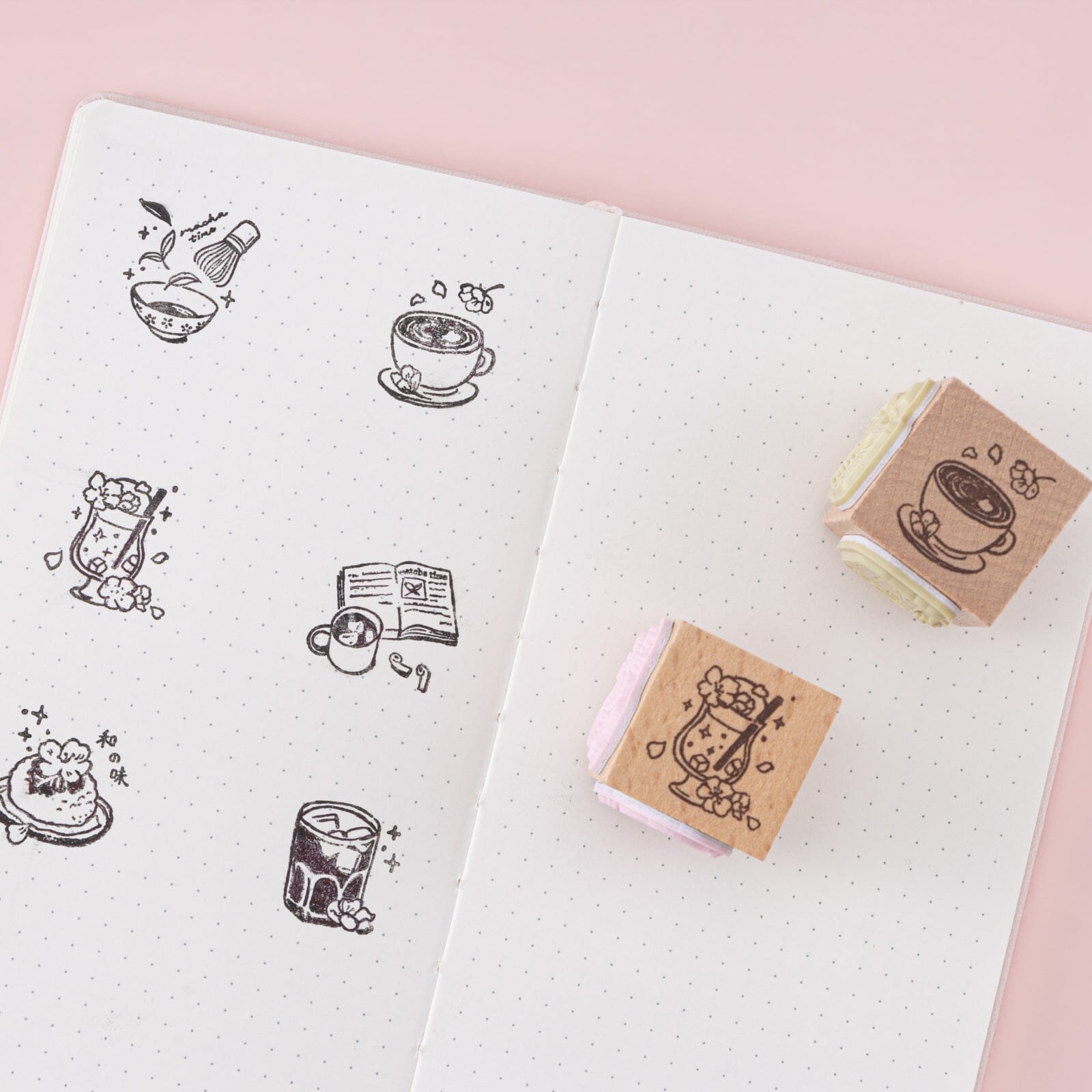 Tsuki ‘Matcha Bloom’ Travel Notebook Gift Set ☾