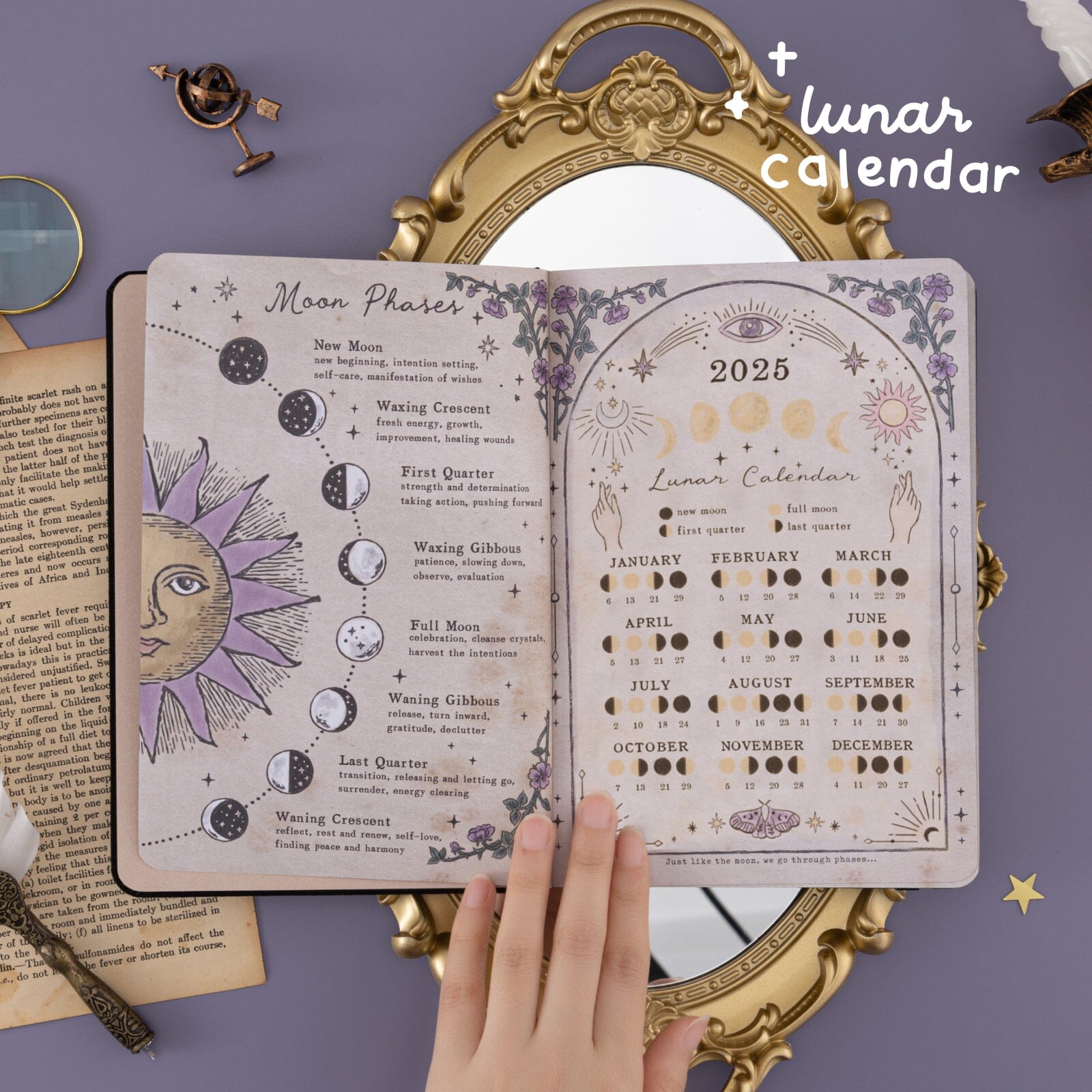 Tsuki ‘La Luna' Collector's Edition 2025 Moon Planner Bullet Journal ☾