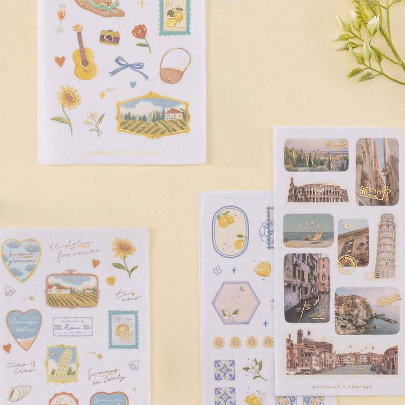 Tsuki ‘Summer in Italy’ Sticker Set ☾