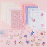 Tsuki ‘Sakura Journey’ Scrapbooking Set on pink background