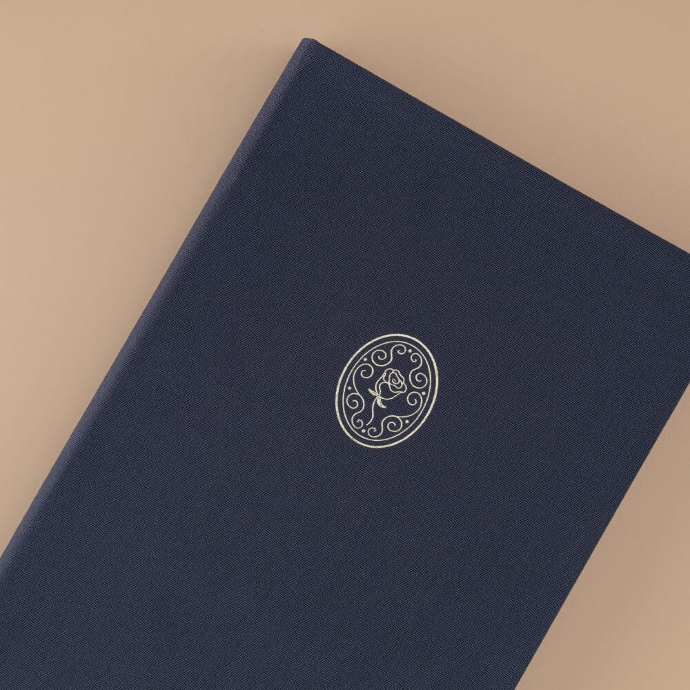 Tsuki ‘Vintage Rose’ Antique Blue Limited Edition Bullet Journal ☾
