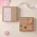 Opened box of Hinoki into the blossom stamp set
