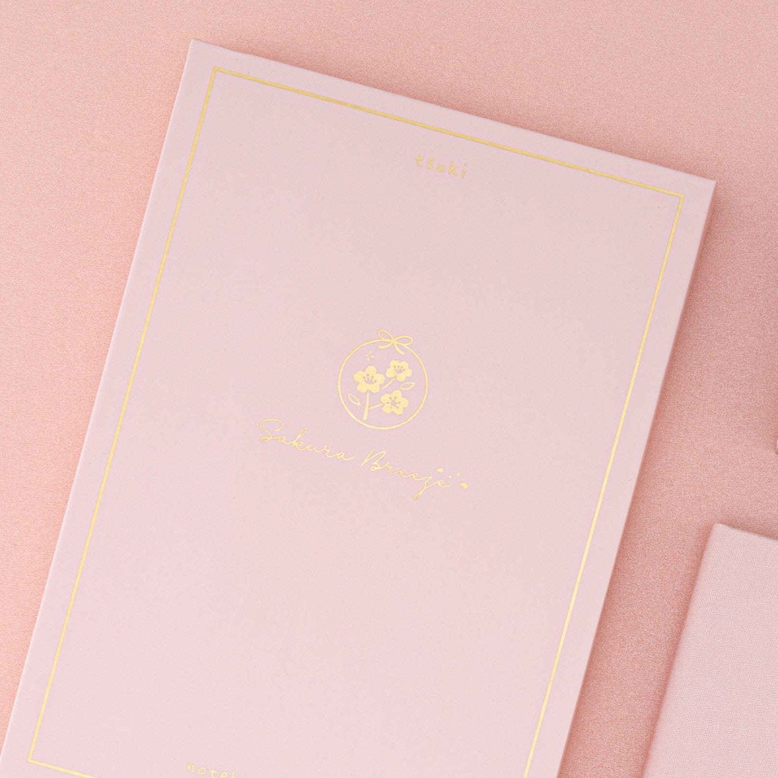 Tsuki Sakura Breeze limited edition bullet journal by Notebook Therapy close up of box detail