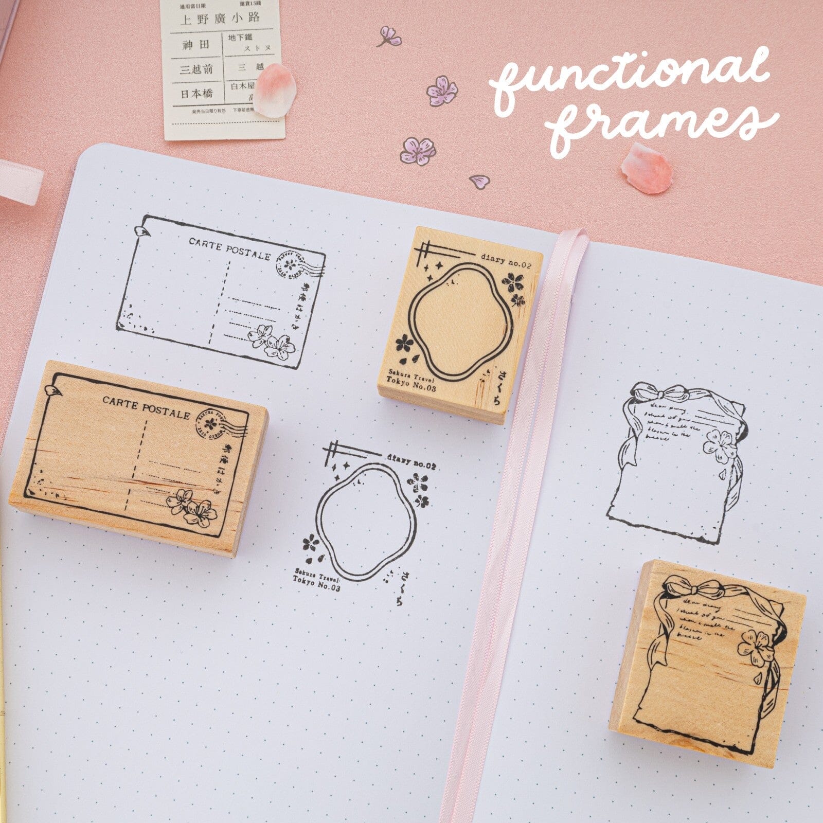 Tsuki 'Happy Day' Bullet Journal Stamp Set – NotebookTherapy