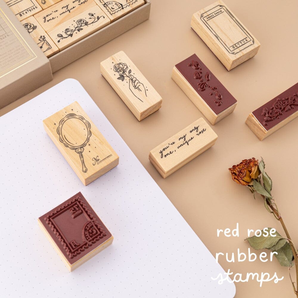 Tsuki ‘Vintage Rose’ #2 Large Stamp Set ☾