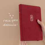 Tsuki ‘Vintage Rose’ Petal Red Limited Edition Bullet Journal ☾