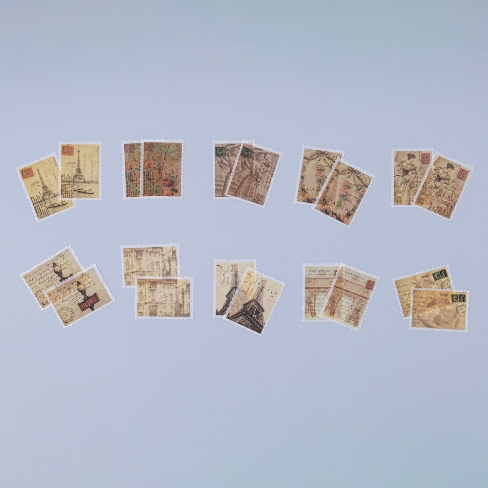 Tsuki ‘Journée à Paris’ Scrapbook Sticker Set ☾