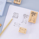 Tsuki ‘Journée à Paris’ Bullet Journal Stamp Set ☾