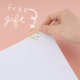 Free sakura paperclip gift fom Tsuki Sakura Breeze limited edition bullet journal by Notebook Therapy