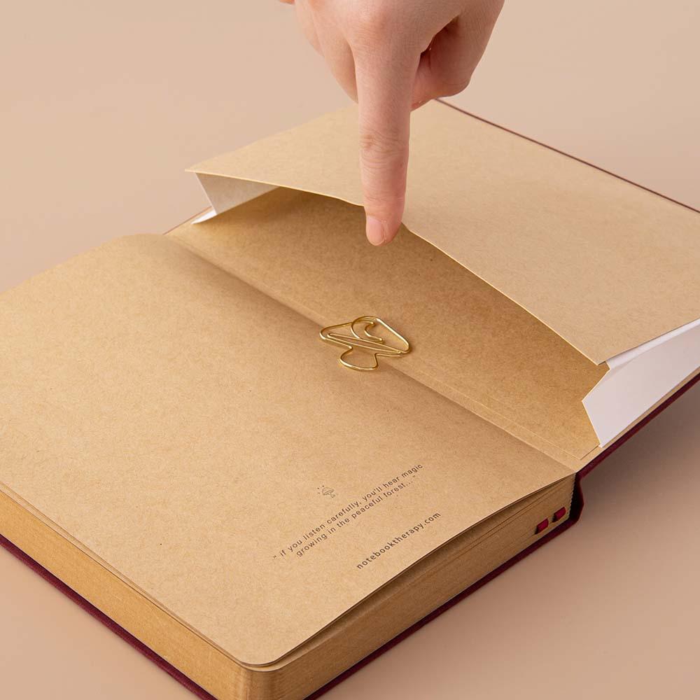 Tsuki ‘Kinoko’ Kraft Paper Bullet Journal ☾ NotebookTherapy