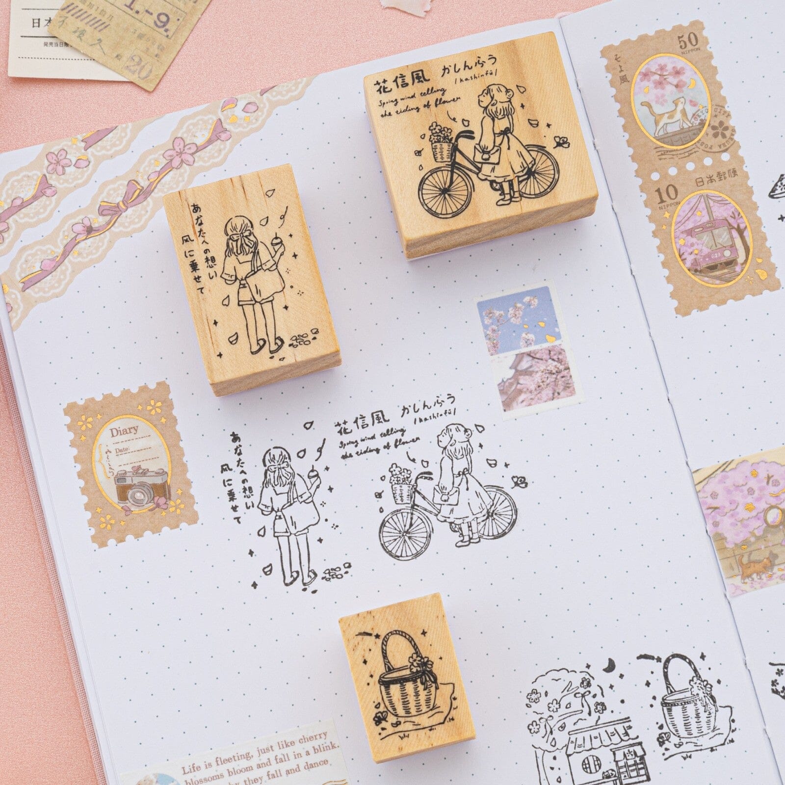 Tsuki Bullet Journal Alphabet Stamp Set ☾