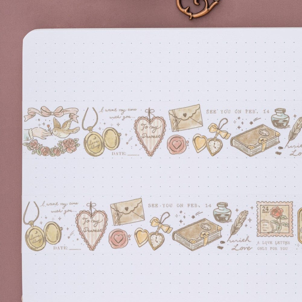 Heart Washi Tape To Decorate Your Bullet Journal