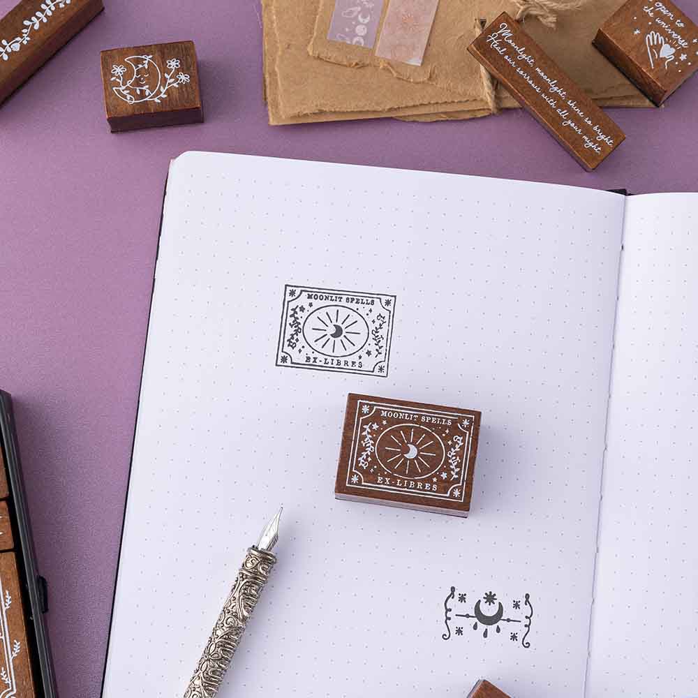 Tsuki Bullet Journal Typewriter Style Alphabet Stamp Set ☾ – NotebookTherapy