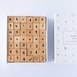 Tsuki Bullet Journal Alphabet Stamp Set ☾